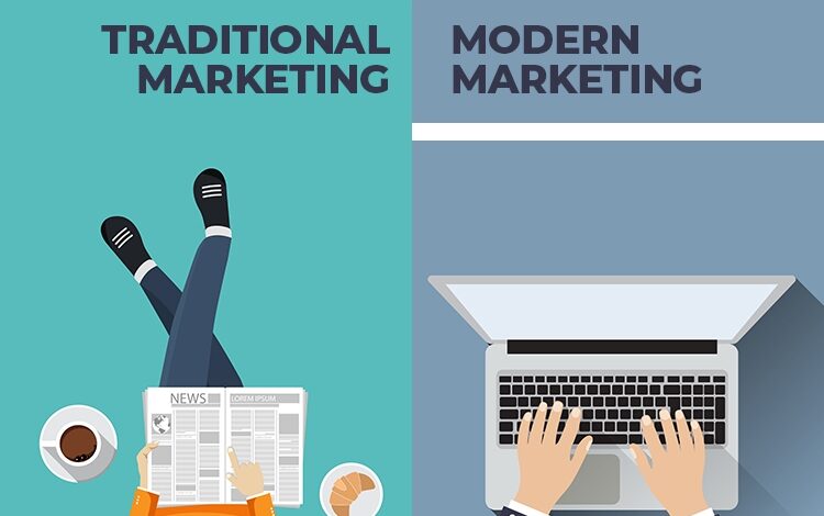 تفاوت بازاریابی سنتی و مدرن